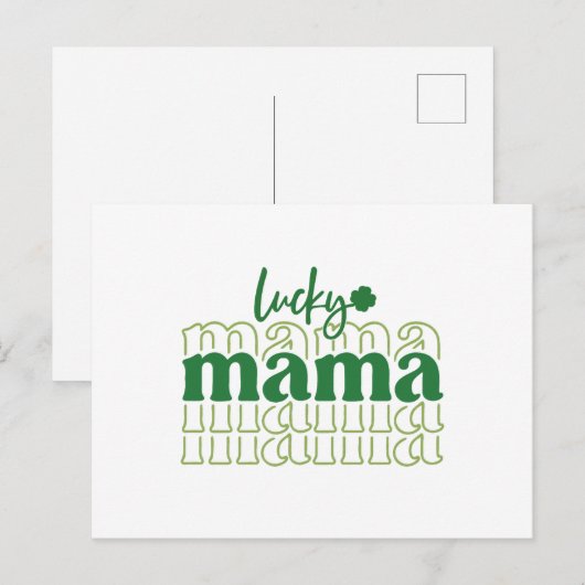 St. Patrick's Day Postkarte (Vorne/Hinten)