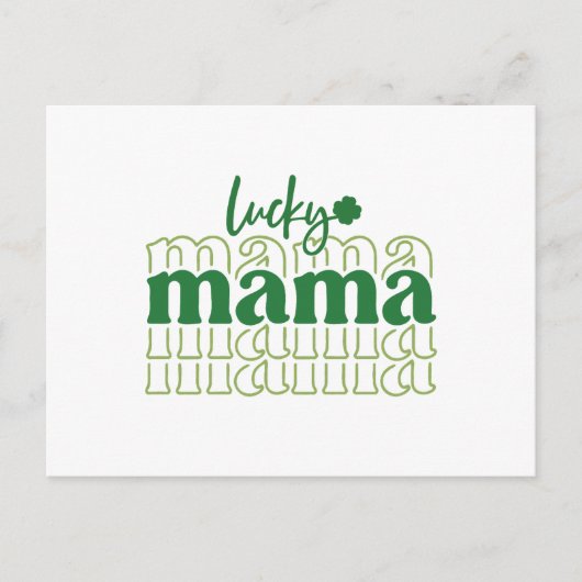 St. Patrick's Day Postkarte (Vorderseite)