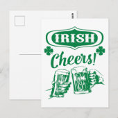 St. Patrick's Day Postkarte (Vorne/Hinten)