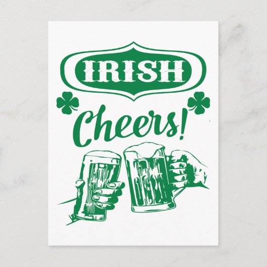 St. Patrick's Day Postkarte (Vorderseite)
