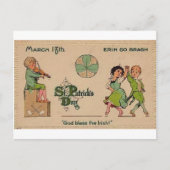 St. Patrick's Day Postkarte (Vorderseite)