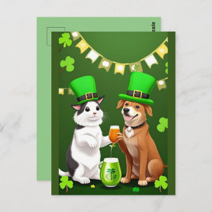 St. Patrick's Day Postkarte