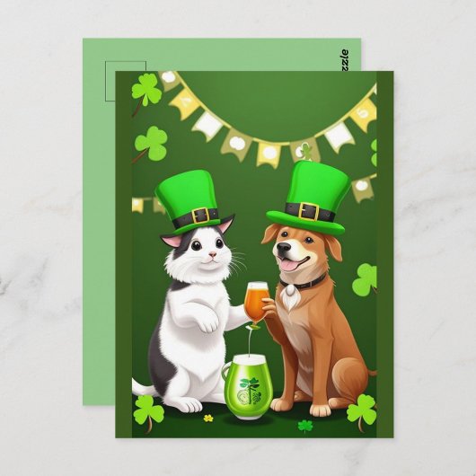 St. Patrick's Day Postkarte