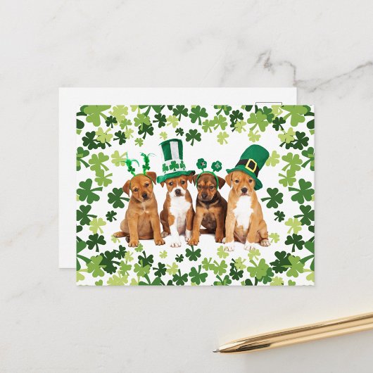 St. Patrick's Day Postkarte