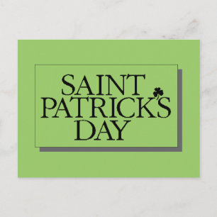St. Patrick's Day Postkarte