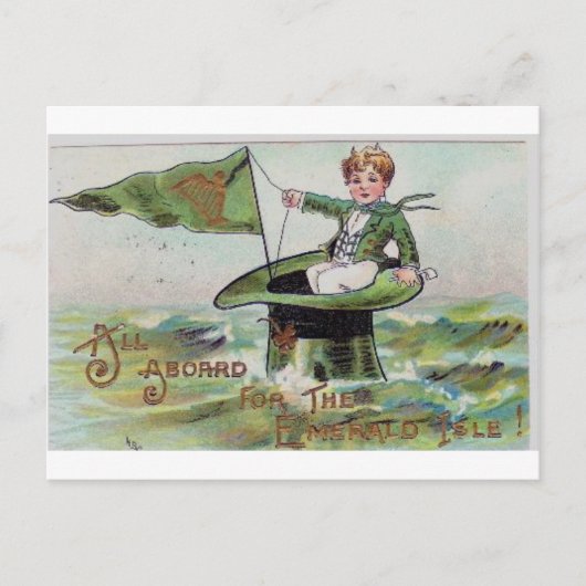 St. Patrick's Day Postkarte (Vorderseite)