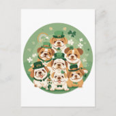 St. Patrick's Day Postkarte (Vorderseite)