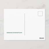 St. Patrick's Day Postkarte (Rückseite)