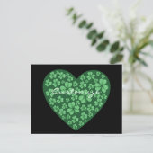 St. Patrick's Day Postkarte (Stehend Vorderseite)