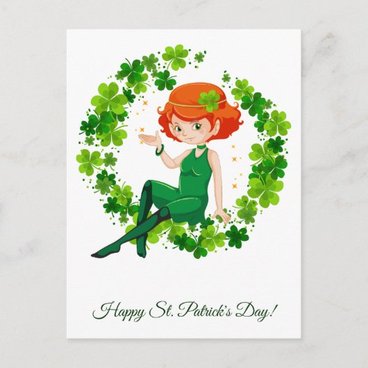 St. Patrick's Day. Postkarte (Vorderseite)