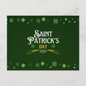 St Patricks Day Postkarte (Vorderseite)