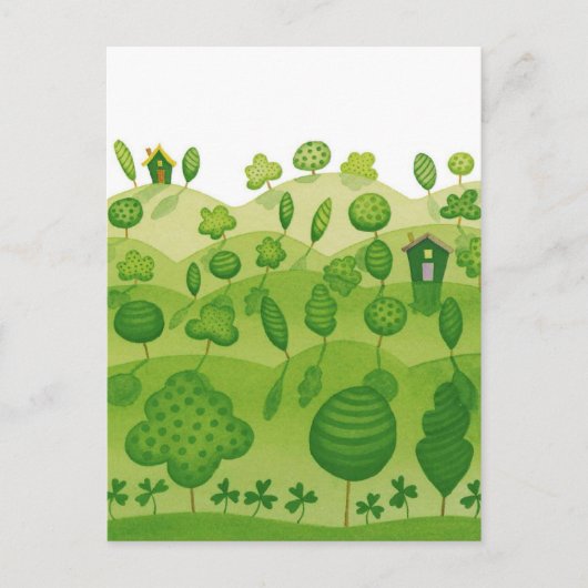 St Patricks Day Postkarte (Vorderseite)