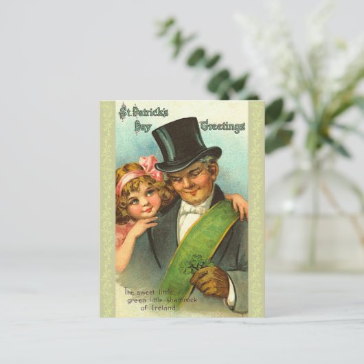 St. Patrick's Day Postkarten (Stehend Vorderseite)