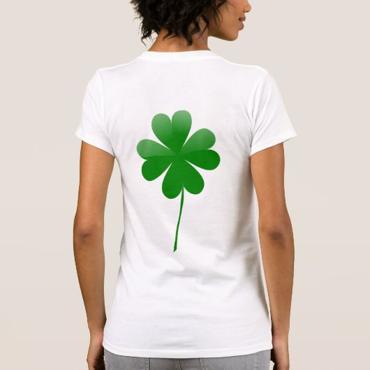 St Patrick's Day Pot o' Gold Kleeblatt T-Shirt (Rückseite)