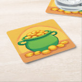 St. Patrick's Day Pot of Gold Paper Untersetzer (angewinkelt)