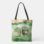 St. Patrick's Day Pots of Gold Irish Clovers Tasche (Rückseite)