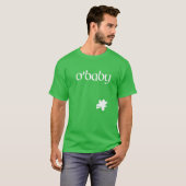 St. Patrick's Day Pregnancy Announcement O'baby St T-Shirt (Vorne ganz)