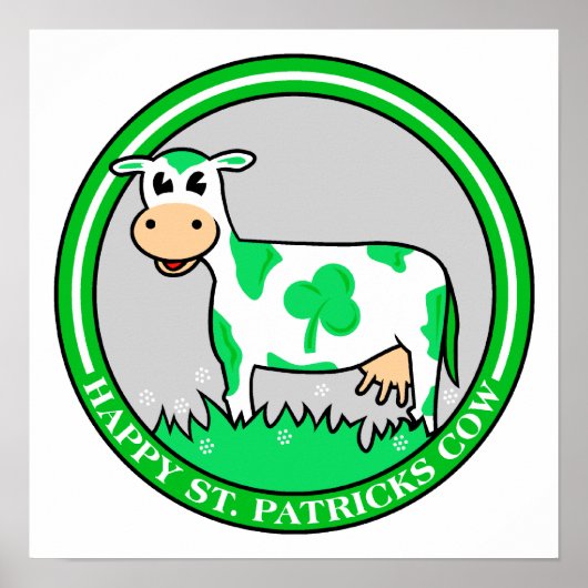 St. Patrick's Day Print Poster (Vorne)