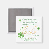 St. Patrick's Day Promotional Magnet (Vorderseite/Rückseite)
