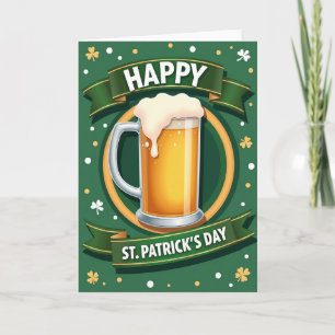 St. Patricks Day Prost Karte