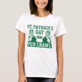 St. Patrick's Day Pub Crawl T-Shirt (Vorderseite)