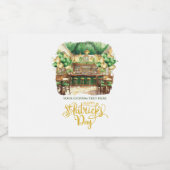 St. Patrick's Day Pub Party Custom Alkoholflaschenetikett (Einzelnes Label)