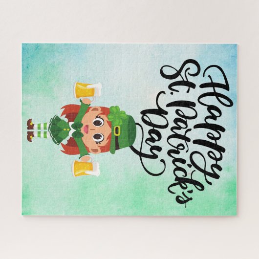 St. Patrick's Day-Puzzle Puzzle (Horizontal)