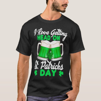 St Patrick's Day Pyjamas I Liebe Erreichbarkeit T-Shirt