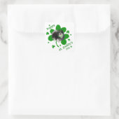 St. Patricks Day Quadratischer Aufkleber (Tasche)