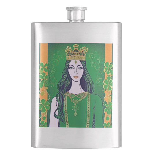 St Patrick's Day Queen Flachmann (Vorderseite)