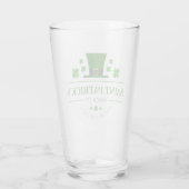 St. Patrick's Day Quote Glas (Rückseite)