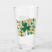 St Patrick's Day Quote Glass Glas (Rückseite)