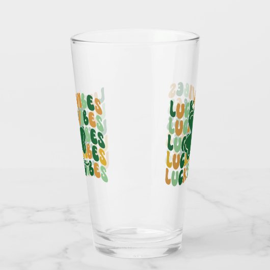 St Patrick's Day Quote Glass Glas (Links)