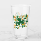 St Patrick's Day Quote Glass Glas (Vorderseite)
