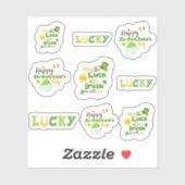 St. Patrick's Day Quotes Aufkleber (Blatt)