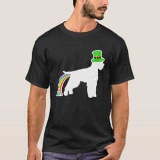 St Patrick's Day Rainbow Dog  Lagotto Romagnolo T-Shirt