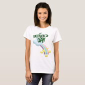 St. Patrick's Day Rainbow & Gold T-Shirt (Vorne ganz)