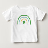 St Patricks Day Rainbow Irish Clover Kids T - Shir Baby T-shirt (Vorderseite)