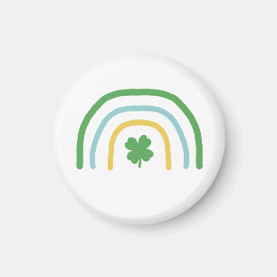 St Patricks Day Rainbow Irish Kleeblatt Magnet