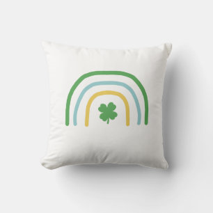 St Patricks Day Rainbow Irish Kleeblatt Pillow Kissen