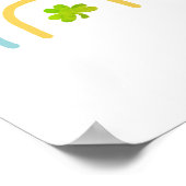 St Patricks Day Rainbow Irish Poster (Ecke)