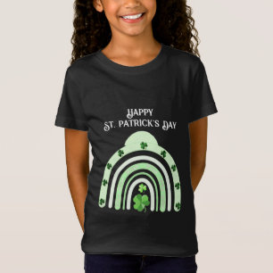 St. Patricks Day Rainbow Kleeblatts Lucky Girl T- T-Shirt