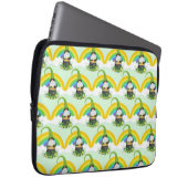 St Patricks Day Rainbow Leprechaun Lucky Charms Laptopschutzhülle (Vorne Rechts)