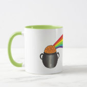 St. Patrick's Day Rainbow Pot of Gold Kleeblatt Tasse (Links)