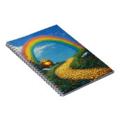 St. Patrick's Day Rainbow & Pot of Gold Notizblock (Rechte Seite)