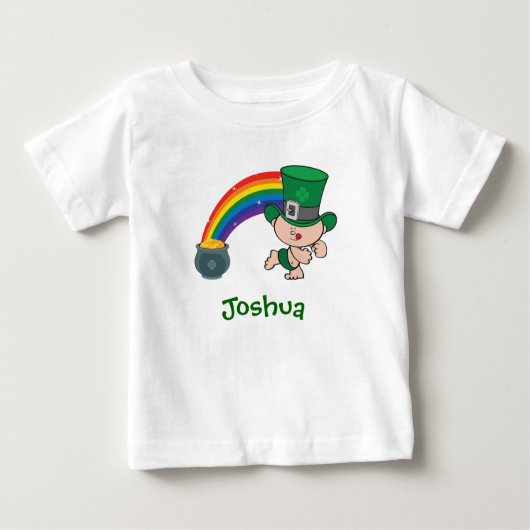 St. Patrick's Day Rainbow Toddler T-Shirt (Vorderseite)