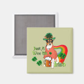 St. Patrick's Day Rat Terrier Magnet (Vorderseite/Rückseite)