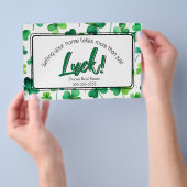 St. Patrick's Day Real Anwesen Postkarte Flyer (Handgriff)