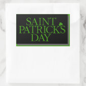 St. Patrick's Day Rechteckiger Aufkleber (Tasche)