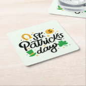 St Patricks Day Rechteckiger Pappuntersetzer (angewinkelt)